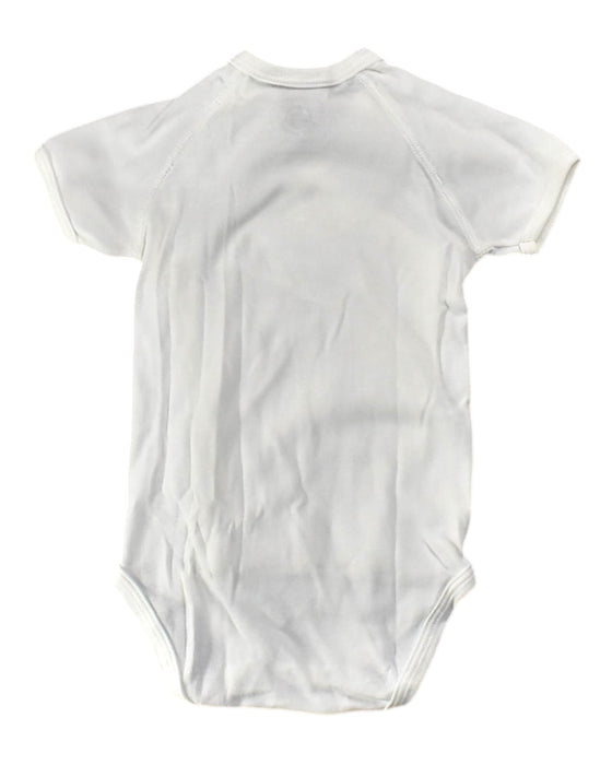 A White Short Sleeve Bodysuits from Petit Bateau in size 6-12M for neutral. (Back View)