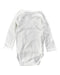 A White Long Sleeve Bodysuits from Petit Bateau in size 6-12M for neutral. (Back View)