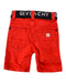 A Red Shorts from Givenchy in size 12-18M for boy. (Back View)