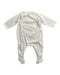 A White Onesies from Petit Bateau in size 6-12M for neutral. (Front View)