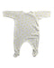 A White Onesies from Petit Bateau in size 3-6M for girl. (Back View)