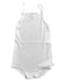 A White Sleeveless Bodysuits from Petit Bateau in size 0-3M for girl. (Front View)
