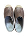 A Brown Slip Ons from Native Shoes in size 6T for neutral. (Front View)