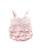 A Pink Sleeveless Rompers from Busy Bees in size 3-6M for girl. (Back View)