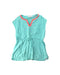 A Teal Sleeveless Dresses from Vineyard Vines in size M for girl. (Front View)