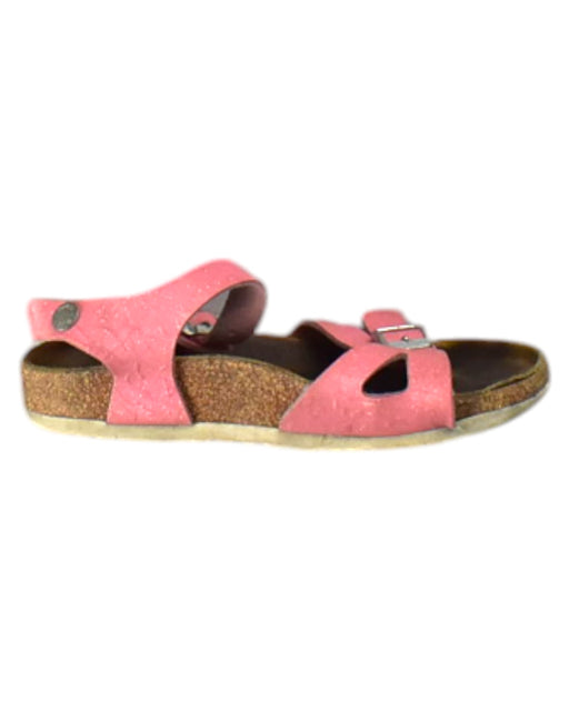 A Pink Sandals from Birkenstock in size 5T for girl. (Front View)