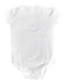 A White Short Sleeve Bodysuits from Laranjinha in size 12-18M for boy. (Back View)