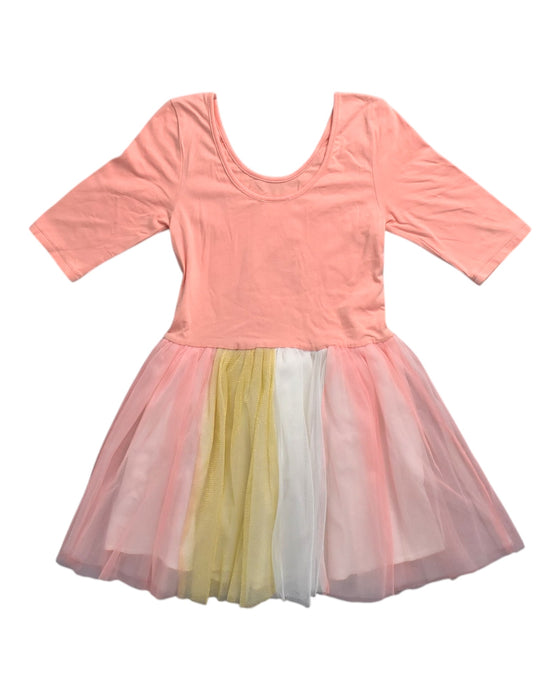 A Multicolour Long Sleeve Dresses from Seed in size 10Y for girl. (Back View)