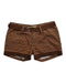 A Brown Shorts from MiMiSol in size 6T for girl. (Front View)