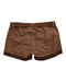 A Brown Shorts from MiMiSol in size 6T for girl. (Back View)