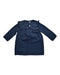 A Navy Long Sleeve Dresses from Mabo in size 5T for girl. (Back View)