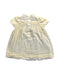 A Ivory Short Sleeve Dresses from Armani Baby in size 6-12M for girl. (Back View)
