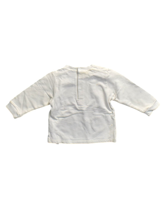 A White Long Sleeve T Shirts from Kenzo in size 6-12M for neutral. (Back View)