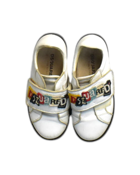 A Black Sneakers from DSquared2 in size 5T for boy. (Back View)