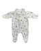 A White Onesies from Petit Bateau in size 6-12M for neutral. (Back View)