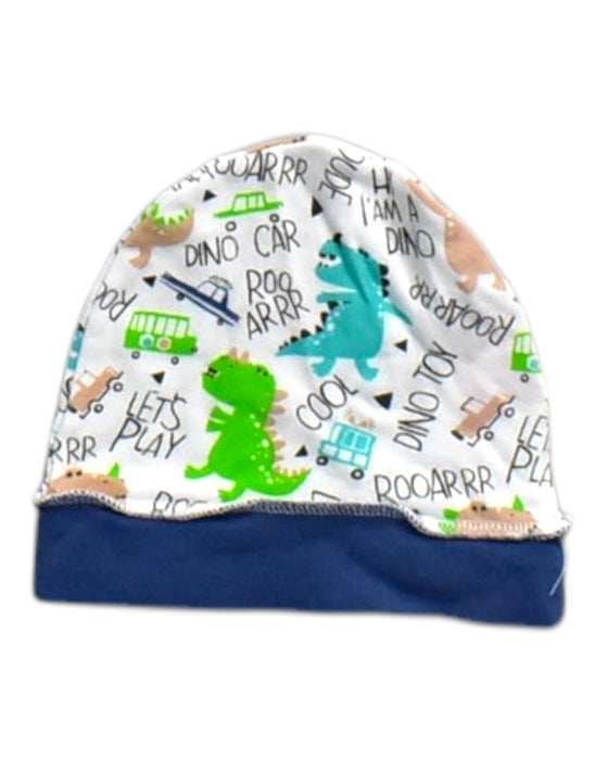 A Multicolour Beanies from Shears in size 6-12M for neutral. (Back View)