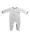 A Grey Onesies from Petit Bateau in size 2T for neutral. (Back View)