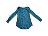 A Teal Long Sleeve Shirts from Seraphine in size S for maternity. (Back View)