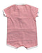 A Red Short Sleeve Rompers from Petit Bateau in size 6T for neutral. (Back View)