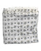 A White Swaddles from Aden & Anais in size O/S for neutral. (Front View)
