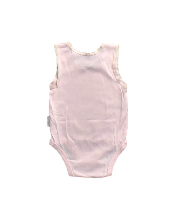 A Pink Sleeveless Bodysuits from Purebaby in size 3-6M for neutral. (Back View)