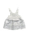 A White Sleeveless Dresses from Country Road in size 0-3M for girl. (Back View)