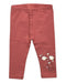 A Red Leggings from Du Pareil au même in size 3-6M for neutral. (Front View)