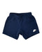 A Navy Shorts from Nike in size 18-24M for boy. (Front View)