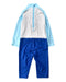 A Blue Rash Guards from Nabaiji in size 12-18M for boy. (Back View)