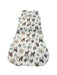 A White Sleepsacs from Aden & Anais in size 3-6M for neutral. (Front View)