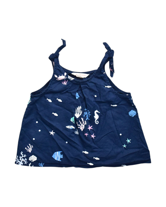 A Navy Sleeveless Tops from Country Road in size 3-6M for girl. (Front View)