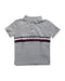 A Grey Short Sleeve Polos from Tommy Hilfiger in size 7Y for boy. (Front View)