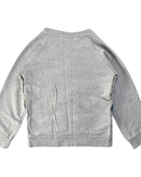 A Grey Crewneck Sweatshirts from Mini Rodini in size 6T for neutral. (Back View)