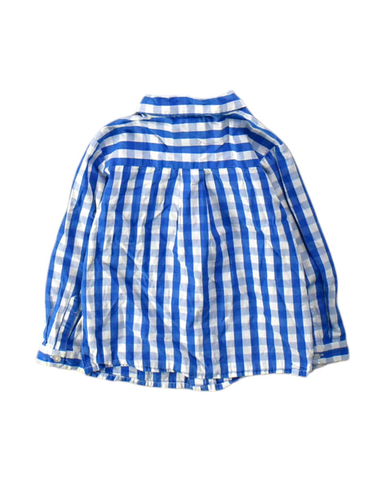 A Blue Long Sleeve Shirts from Jacadi in size 18-24M for boy. (Back View)