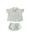 A Green Shorts Sets from Bonpoint in size 12-18M for boy. (Front View)