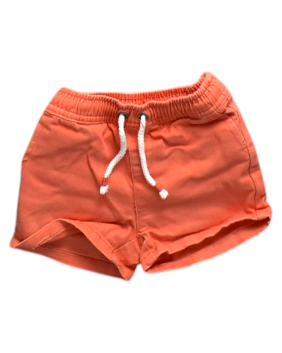 A Orange Shorts from Seed in size 3-6M for neutral. (Front View)