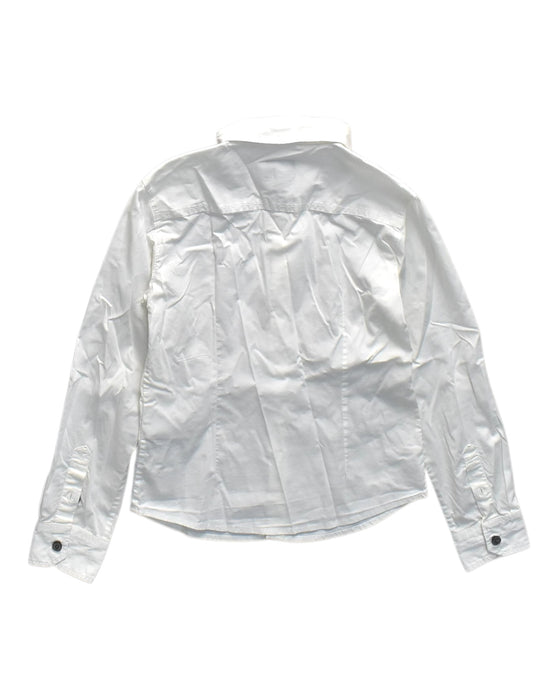 A White Long Sleeve Shirts from Armani in size 8Y for neutral. (Back View)