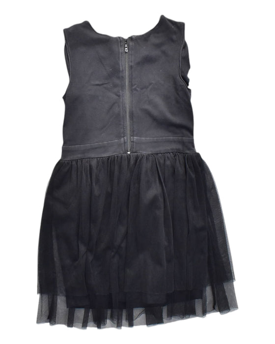 A Black Sleeveless Dresses from Blossom in size 8Y for girl. (Back View)