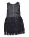 A Black Sleeveless Dresses from Blossom in size 8Y for girl. (Back View)