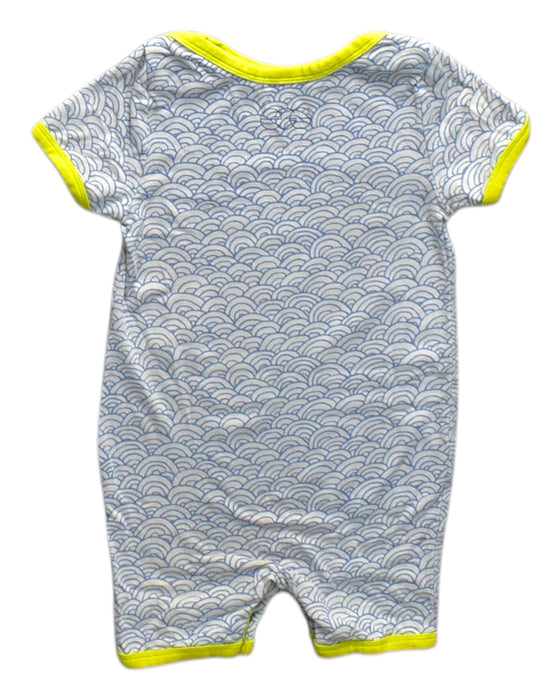A Blue Short Sleeve Rompers from Egg by Susan Lazar in size 12-18M for neutral. (Back View)