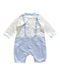 A White Long Sleeve Rompers from Miki House in size M for neutral. (Back View)