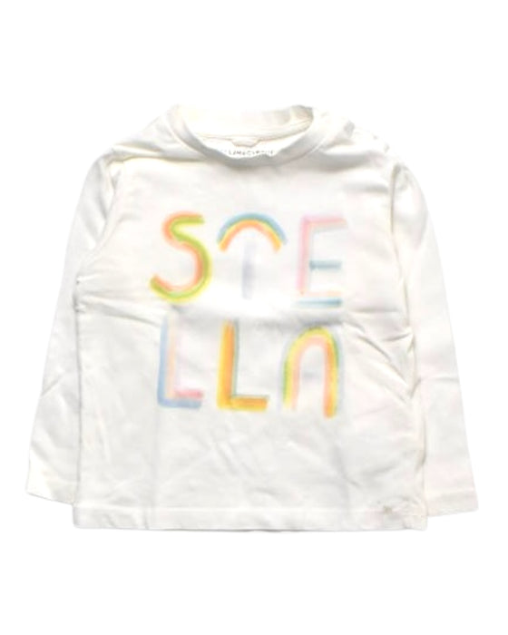 A Multicolour Long Sleeve T Shirts from Stella McCartney in size 12-18M for girl. (Front View)