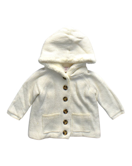 A White Lightweight Jackets from Seed in size 12-18M for girl. (Front View)