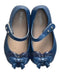 A Blue Flats from Mini Melissa in size 18-24M for girl. (Back View)