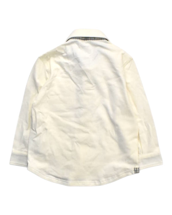 A Ivory Long Sleeve Shirts from Il Gufo in size 18-24M for boy. (Back View)