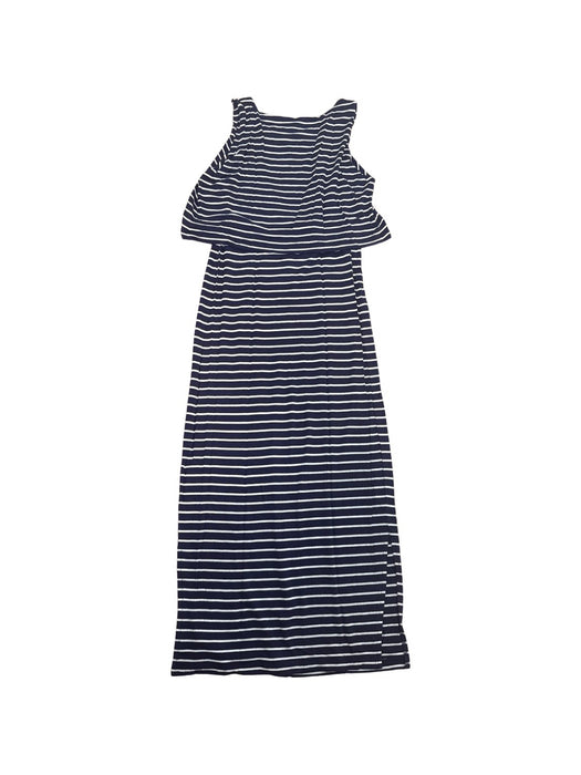 A White Sleeveless Dresses from Seraphine in size M for maternity. (Back View)