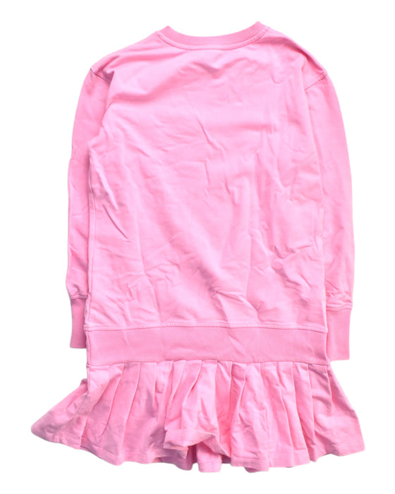 A Pink Long Sleeve Dresses from Moschino in size 8Y for girl. (Back View)