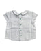 A White Short Sleeve Shirts from Chateau de Sable in size 3-6M for girl. (Back View)