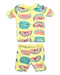 A Multicolour Shorts Sets from Tea in size 18-24M for girl. (Front View)