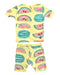 A Multicolour Shorts Sets from Tea in size 18-24M for girl. (Back View)